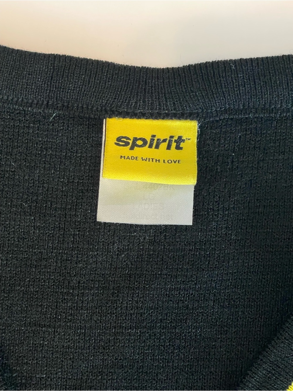Collectible Spirit Airlines Flight Attendant Uniform Sweater Vest Crew Gear L - Picture 4 of 6